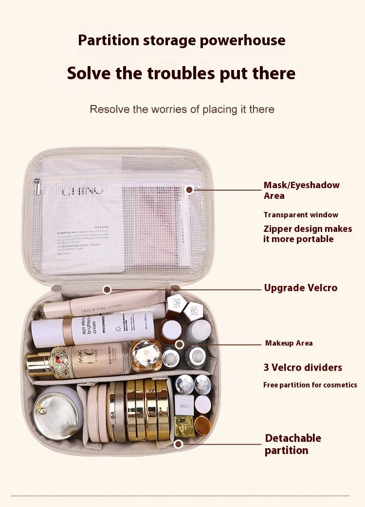 Solara Travel Beauty Organiser Bag